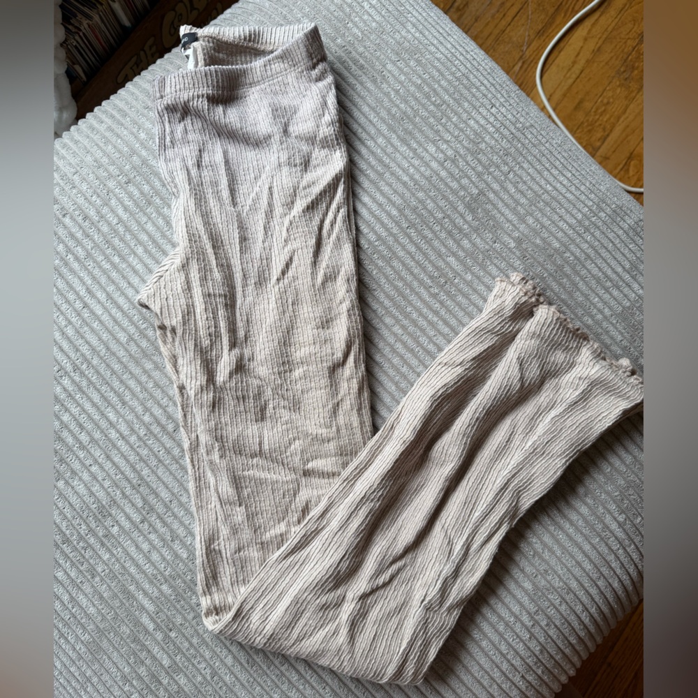 Caution To The Wind Cream Boot Cut Pants